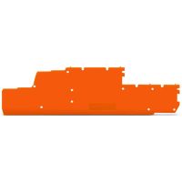 Ścianka końcowa/wewnętrzna, 1mm, szara | 870-148 Wago