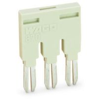 Mostek grzebieniowy 3-torowy jasnoszary | 870-403 Wago