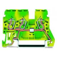 Złączka 3-przewodowa 2,5mm2 PE, żółto-zielona | 870-687 Wago