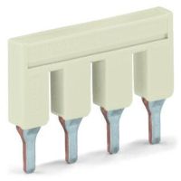 Mostek grzebieniowy 4-torowy z izolacją, 41A, jasnoszary TOPJOBS | 2006-404 Wago