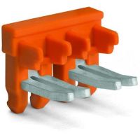 Mostek zwierający, z izolacją, 3-torowy 30A do łączników uchylnych, pomarańczowy TOPJOBS | 2007-8443 Wago