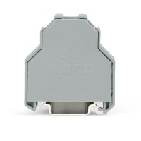 Blokada końcowa bezśrubowa B szer. 14mm, szara | 249-197 Wago