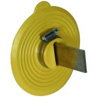 Uszczelka wodoszczelna do 1 bar na przepust dla płaskownika 30x3,5 mm, tworzywo, żółta | 478599 Dehn