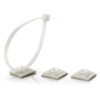Uchwyt samoprzylepny 28x28mm HW-4AC, naturalny (100szt.) | HW-4AC Trytyt