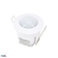 Czujnik ruchu 1200W 360 stopni biały podtynkowy p/t | B50-SES04WH Bemko