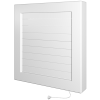 Kratka prostokatna z żaluzją IMPERIO 140x210 | 007-1781 Dospel