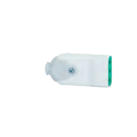 Gniazdo płaskie FGB, białe | 51.221 Elektro-Plast Opatówek