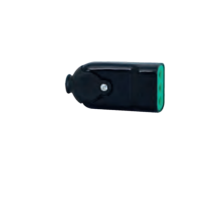 Gniazdo płaskie FGC, czarne | 51.223 Elektro-Plast Opatówek