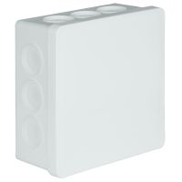 Puszka n/t 86x86x40mm IP55 12-wl klik z osł. VP 003-01, biała | 61.113 Elektro-Plast Opatówek