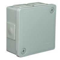 Puszka n/t 86x86x40mm IP55 6-wl 2wkr dł.gum. VP 022-03, szara | 61.127 Elektro-Plast Opatówek