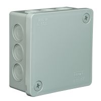 Puszka n/t 86x86x40mm IP55 12-wl 2wkr z osł. VP 023-03, szara | 61.133 Elektro-Plast Opatówek