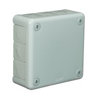 Puszka n/t 98x98x42mm IP55 12-wl dł.gum. VP 041-03, szara | 61.139 Elektro-Plast Opatówek
