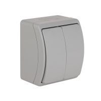 Łącznik świecznikowy n/t IP44 VW 152-03, Koala, szary | 61.313 Elektro-Plast Opatówek