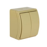Łącznik świecznikowy n/t IP44 VW 152-04, Koala, beżowy | 61.314 Elektro-Plast Opatówek