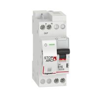 Detektor zwarć łukowych DX3 STOP ARC zintegrowany z wyłącznikiem nadprądowym 1P+N 6000A B16 | 415922 Legrand