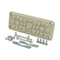 Przepust memb wlk.2 dla przewod śr. :4x5-7+4x8-2+12x10-14+4x14-20+1x20-26,zest FMC 25F SET | 3590796 Fibox