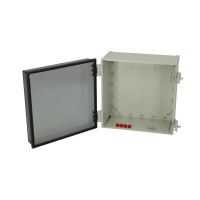 Szafka 300x300x180, pokrywa przezro CAB PC 303018 T poliwęglan(PC)zamy na klamry | 8113040 Fibox