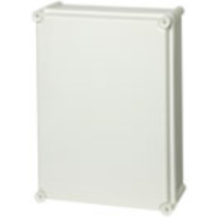 Obudowa 378x278x180, pokrywa szara z zawiasami, IP 65 PC 3828 18 G-2FSH poliwęglan SOLID | 2539523 Fibox