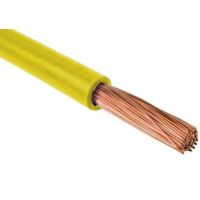 Przewód instalacyjny H05V-K (LGY) 0,5 300/500V, żółto-zielony KRĄŻEK | H05V-K-0,5ŻŁ LGY Elpar