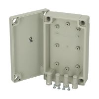 Obudowa 130x80x35, pokrywa szara, IP 67 PC 100/35 LG poliwęglan MNX | 6012301 Fibox