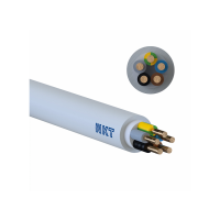 Przewód instalacyjny NYM-J 5x1,5 300/500 RAL7035 KRĄŻEK | 172160006C0100 Nkt