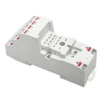 Gniazda z zaciskami Push-in do R2N, R4N, montaż na szynie 35 mm lub na płycie, GZP4 | 864324 Relpol