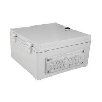 Obudowa tworzywowa Uni-0PM n/t 300x300x160 z płytą montażową IP65, szara | 43.001 Elektro-Plast Opatówek