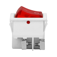 Łącznik kołyskowy podświetlany, biały | OR-AE-13179/W Orno