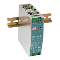 Zasilacz impulsowy DIN 120W 24V/5A Mean Well | EDR-120-24 Meanwell