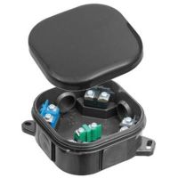 Puszka n/t hermetyczna PH 92x92x44mm, klik, 5x4mm2, IP54, czarny | A.0020C PAWBOL SPÓŁKA AKCYJN