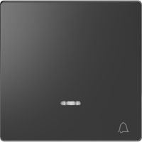 Klawisz z okienkiem sygnalizacyjnym i symbolem dzwonek D-Life, antracyt, Merten | MTN3325-6034 Schneider Electric