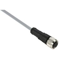 Kabel konektorowy żeński, PVC, M12, 5 | XZCPV1164L5 Telemecanique Sensors