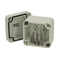 Obudowa 52x50x40, pokrywa szara, IP 67 PC 050504 poliwęglan EURONORD | 7032500 Fibox