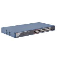 L2, Smart Managed, 24 10/100M RJ45 PoE ports, 2 Gigabit combo ports, 802.3af/at, PoE power budget | 301801790 Hikvision Poland