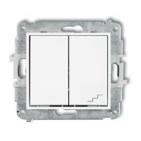 Mechanizm łącznika jednobiegunowego ze schodowym (wspólne zasilanie) | MWP-10.1 Karlik Elektrotechnik