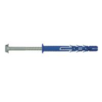 Kołek ramowy FF1-K 10x80mm z kołnierzem z ocynkowanym wkrętem z łbem heksagonalnym (opak 50szt) | R-FF1-N-10K080 Rawlplug