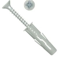 Kołek rozporowy Fi-6mm z wkrętem krzyżowym 4x45mm (100szt.) | UNO-06+445 Rawlplug