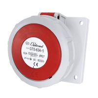 Gniazdo tablicowe skośne 63A 3P+N+Z GTS-63/5 | 921828 Elektromet