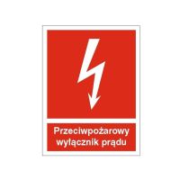 Naklejka NOZ 74X105 PPOŻ.WP | NOZ3-PPOZWP Trytyt