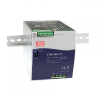 Zasilacz impulsowy TDR-960-24 960W 24VDC 40A 480÷780VDC 3x340÷550VAC | TDR-960-24 Meanwell