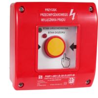 Ręczny przycisk uruchamiania PWP1 2LED standard | PWP1-W01-A-02-2LED7\. Spamel