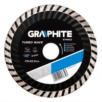 Tarcza diamentowa 115 22.2 mm, turbo wave | 57H632 GRAPHITE
