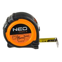 Miara metalowa zwijana 5m/25mm magnes NEO | 67-115 NEO TOOLS
