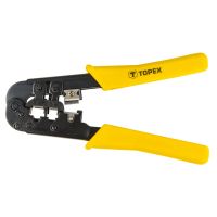 Szczypce do końcówek telef. 6P, 8P | 32D408 TOPEX