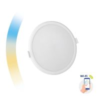 Oprawa ALGINE downlight 12W 1150LM 230V 120ST IP20 IK06 FI162X35mm biały okrągła CCT+DIM WI-FI Spect | SLI038016CCT Wojnarowscy