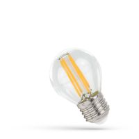 Lampa LED COG 4W 500lm WW 2700K E27 230V CLEAR kulka przeźroczysta ciepła biała | WOJ+14072 Wojnarowscy