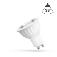 Lampa LED GU10 230V 4W SMD 45ST  CW  z soczewką Spectrum | WOJ+14091 Wojnarowscy