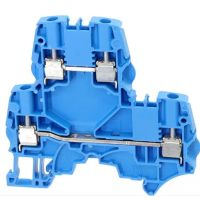 Złącze śrubowe ZS4-D2-BL 0,2-4mm2 2-poziomowe niebieskie, złącze listwowe SNA | 1SNK505220R0000 TE Connectivity Solutions