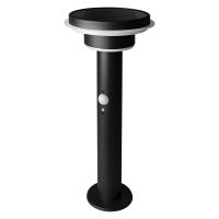 Oprawa zewnętrzna ENDURA STYLE SOLAR DOUBLE CIRCLE Post Double Circle 40CM 6W BK | 4058075392748 Ledvance