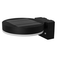 Oprawa zewnętrzna ENDURA STYLE SOLAR SINGLE CIRCLE Wall Circle 6W BK | 4058075392762 Ledvance
